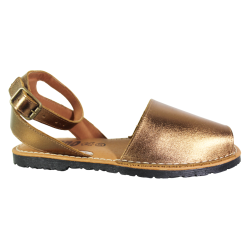 Sandały Damskie Verano 2201-E Skóra Bronce Lico