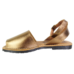 Sandały Damskie Verano 2201-E Skóra Bronce Lico