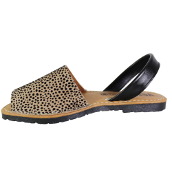 Sandały Damskie Verano 2512 Skóra Salmon Zamsz