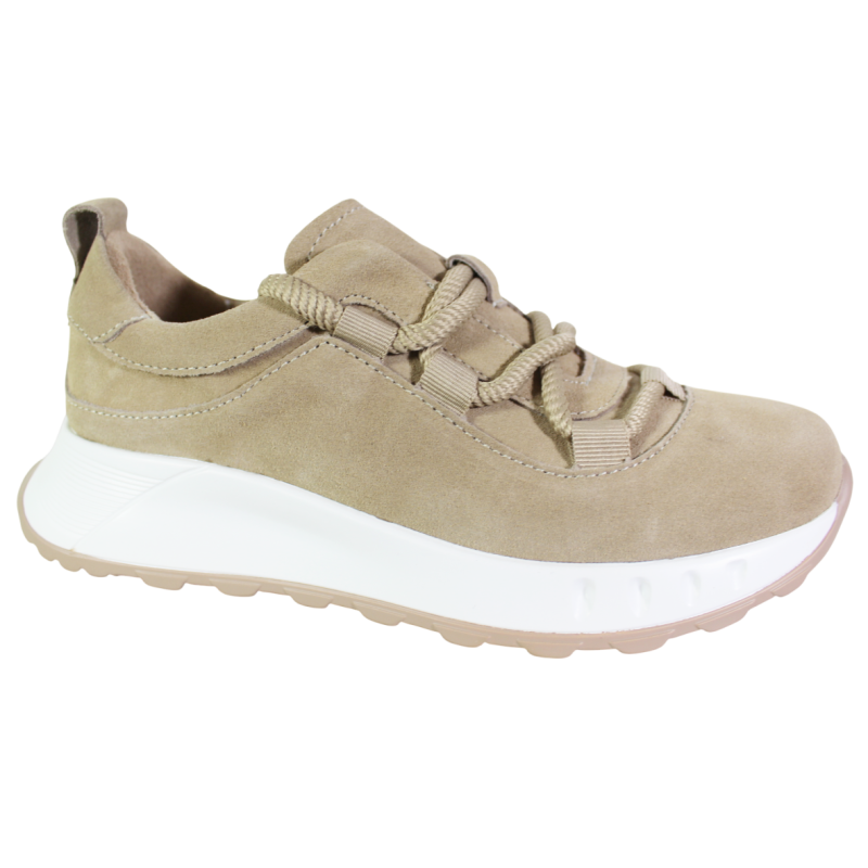 Sneakersy Damskie T.Sokolski W25-212 Skóra Beżowy Zamsz
