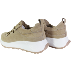 Sneakersy Damskie T.Sokolski W25-212 Skóra Beżowy Zamsz