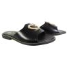 Klapki Damskie Filippo DK6909 Czarne Lico