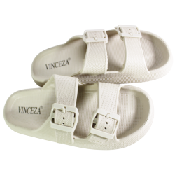 Klapki Damskie Vinceza 76056 Beżowe Wygodne