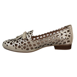 Baleriny Damskie Boccato Złote Skórzane 010.3939 – Elegancja i Komfort