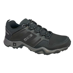 Sneakersy Półbuty Męskie Big Star GG174269 Czarne Lico Trekkingowe