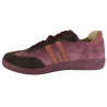 Sneakersy Damskie Kampa N1068 Skóra Bordowe Zamsz