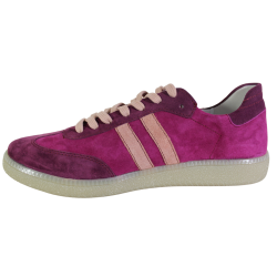 Sneakersy Damskie Kampa N1068 Skóra Różowe Zamsz
