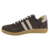 Sneakersy Damskie Kampa N1068 Skóra Brązowe Zamsz