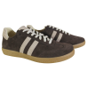 Sneakersy Damskie Kampa N1068 Skóra Brązowe Zamsz