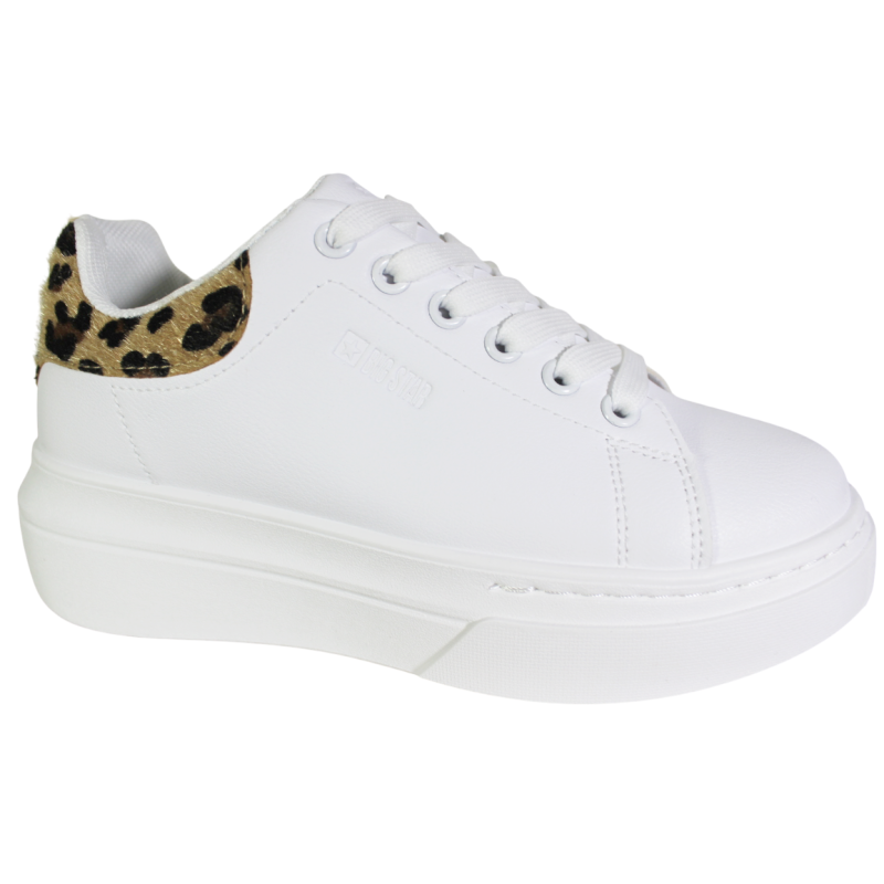 Sneakersy Damskie Big Star SS274247 Ekoskóra Białe
