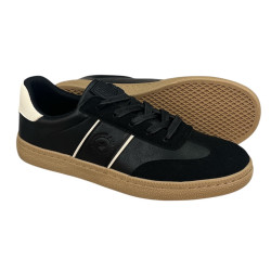 Sneakersy Półbuty Męskie Big Star SS174077  Czarne Lico/Zamsz