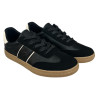Sneakersy Półbuty Męskie Big Star SS174077  Czarne Lico/Zamsz