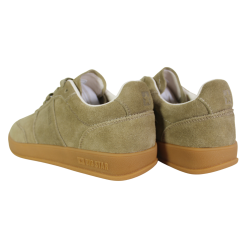 Sneakersy Damskie Big Star SS274675 Skóra Beżowe Zamszowe