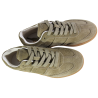 Sneakersy Damskie Big Star SS274675 Skóra Beżowe Zamszowe