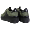 Sneakersy Damskie Filippo DP7175 Skóra Zielone Zamszowe