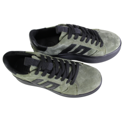 Sneakersy Damskie Filippo DP7175 Skóra Zielone Zamszowe