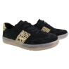 Sneakersy Damskie Filippo DP6770 Skóra Czarne Zamszowe