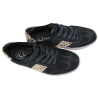 Sneakersy Damskie Filippo DP6770 Skóra Czarne Zamszowe