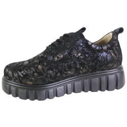 Sneakersy Damskie Filippo DP6846 Skóra Czarne Zamszowe
