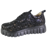 Sneakersy Damskie Filippo DP6846 Skóra Czarne Zamszowe