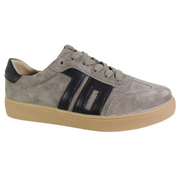 Sneakersy Damskie Vinceza 79557 Skóra Beżowe Zamszowe
