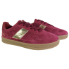 Sneakersy Damskie Vinceza 14029 Skóra Bordowe Zamszowe