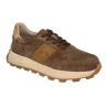 Półbuty Sneakersy Damskie GOODIN GD-LX1081G Skóra Camel Zamsz