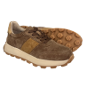 Półbuty Sneakersy Damskie GOODIN GD-LX1081G Skóra Camel Zamsz