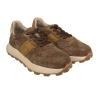 Półbuty Sneakersy Damskie GOODIN GD-LX1081G Skóra Camel Zamsz