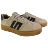 Półbuty Sneakersy Damskie Goodin GD-LX1074 Skóra Beżowe Zamszowe
