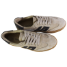 Półbuty Sneakersy Damskie Goodin GD-LX1074 Skóra Beżowe Zamszowe
