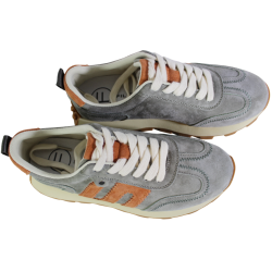 Sneakersy Damskie Filippo DP6743 Skóra Szare Zamszowe