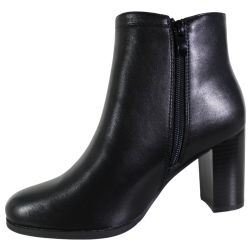 Botki Damskie Sergio Leone BT25015 Czarne Lico Wygodne
