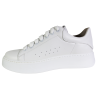Półbuty Sneakersy Damskie Verano 25-692 Skóra Białe Lico