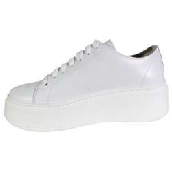 Półbuty Sneakersy Damskie Verano 25-735 Skóra Białe Lico