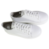 Półbuty Sneakersy Damskie Verano 25-735 Skóra Białe Lico