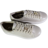 Sneakersy Damskie Cambell 25-19379 Skóra Beżowe Lico