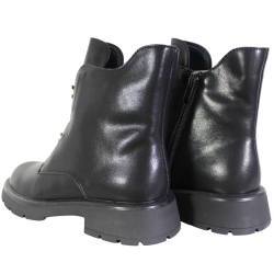Botki Damskie Artiker 55C0063 Skóra Czarne Lico