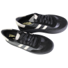 Sneakersy Damskie Verano 25-732 Skóra Czarne Lico Wygodne