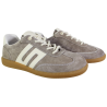 Sneakersy Damskie Goodin GD-XF-205 Skóra Beżowe Zamszowe Wygodne