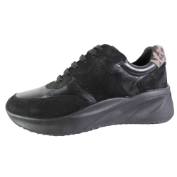Sneakersy Damskie Maciejka P7239 Skóra Czarne Lico