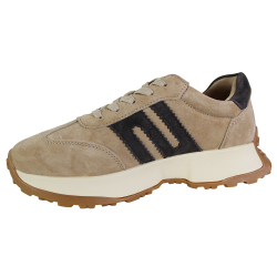 Sneakersy Damskie Goodin GD-LX1078 Skóra Beżowe Zamszowe