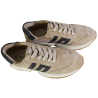 Sneakersy Damskie Goodin GD-LX1078 Skóra Beżowe Zamszowe