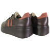 Sneakersy Damskie Kampa N1068S10 Skóra Brązowe Lico