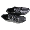 Sneakersy Damskie Artiker 57C2141 Skóra Czarne Lico Na Koturnie
