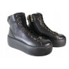 BOTKI SNEAKERSY CARINII B9254 SKÓRA CZARNE LICO