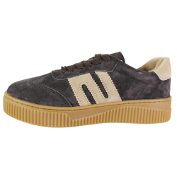 Półbuty Sneakersy Damskie Goodin GD-LX1074 Skóra Brąz Zamsz Czekoladowe