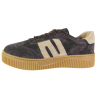 Półbuty Sneakersy Damskie Goodin GD-LX1074 Skóra Brąz Zamsz Czekoladowe