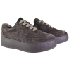 Półbuty Sneakersy Damskie Goodin GD-XF-210 Skóra Brąz Zamsz Czekoladowe
