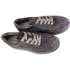 Półbuty Sneakersy Damskie Goodin GD-XF-210 Skóra Brąz Zamsz Czekoladowe